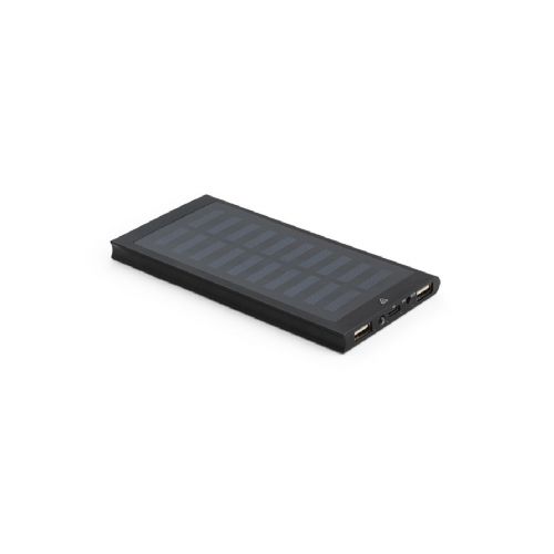 CLERK - Power bank 8'000 mAh con panel solar en aluminio 100% reciclado