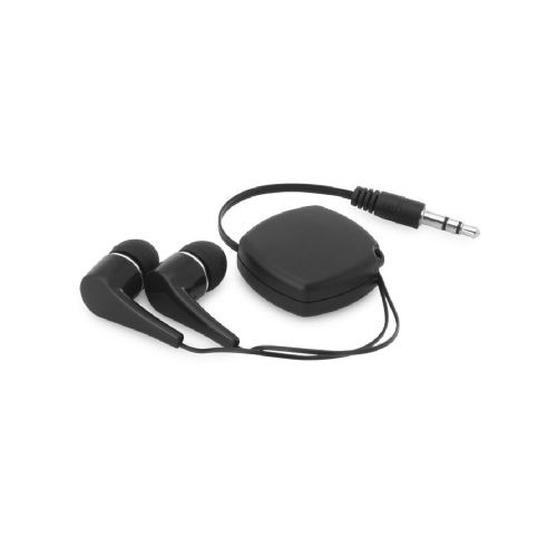 PINEL - Auriculares con cable retráctil de 0.75m en ABS