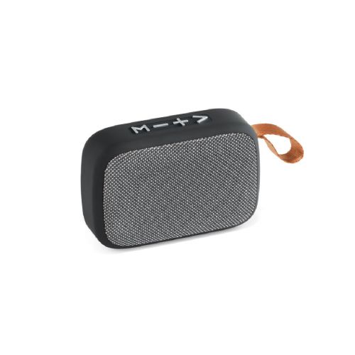 GANTE - Altavoz portátil de 3W con 2h de autonomía, fabricado en poliéster y ABS