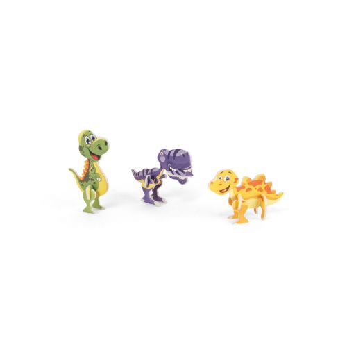 DINOSAURUS - Puzzle 3D de papel con forma de dinosaurio