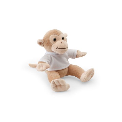 MONKY - Peluche con forma de mono con camiseta
