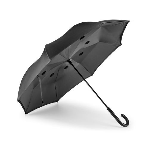 ANGELA - Paraguas plegable reversible 190T pongee