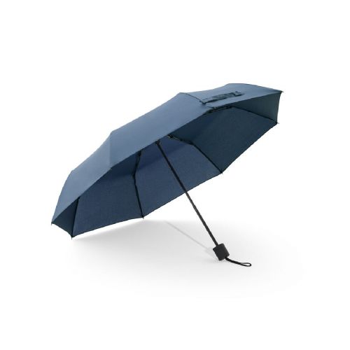 AIDEN - Paraguas de 21 de poliéster reciclado (100 % rPET) pongee 190T, plegable en 3 secciones