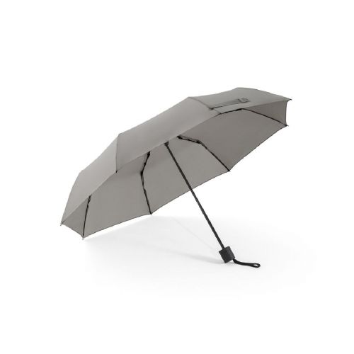 AIDEN - Paraguas de 21 de poliéster reciclado (100 % rPET) pongee 190T, plegable en 3 secciones