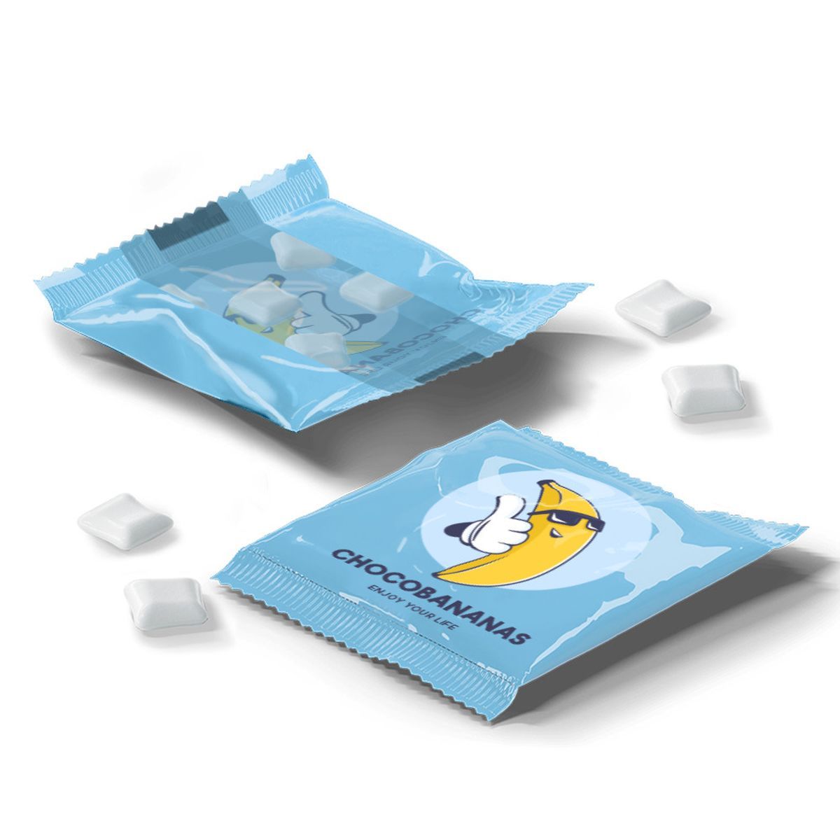 CHEWING GUMS BAG XL - Bolsita mix chicle, 90 x 110 mm | CC55030B