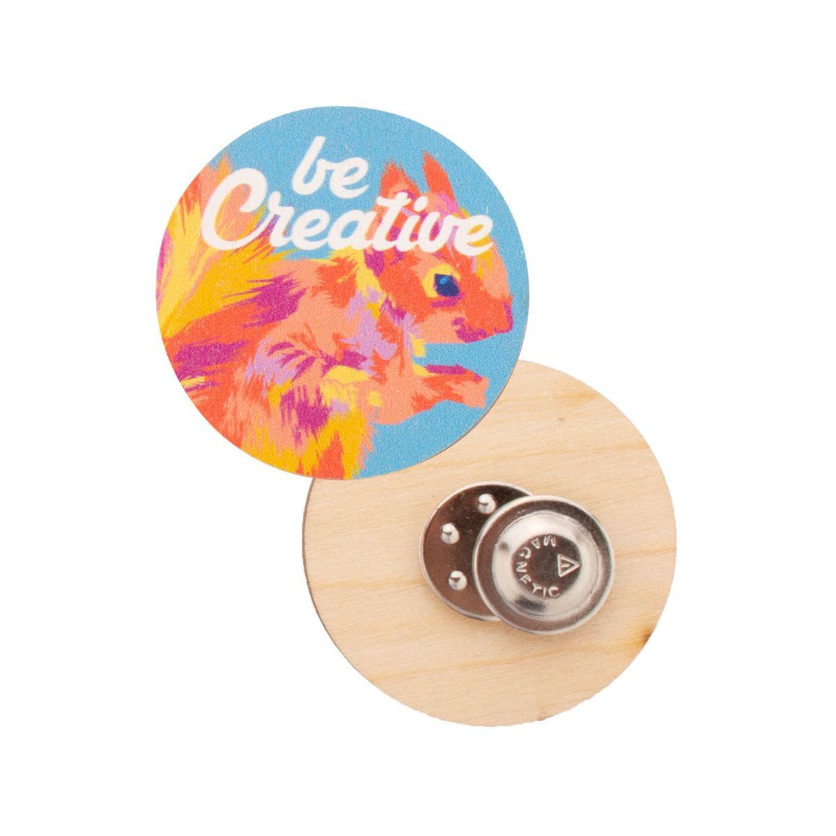 WOOBADGE - pin magnético personalizable ø45 mm | HG716583A