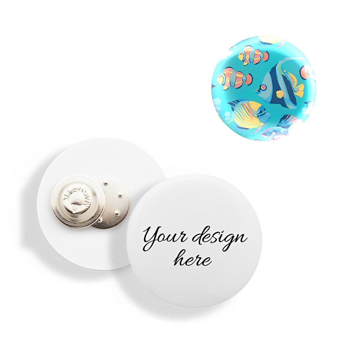 DOMEBADGE - broche magnético ø45 mm | HG718199A