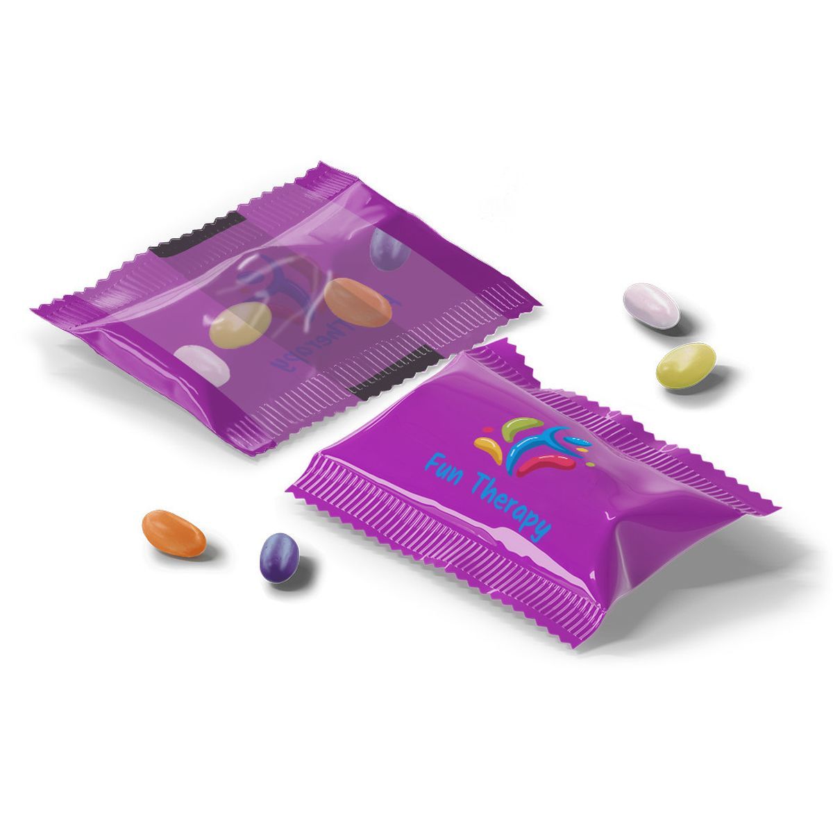 JELLY BEANS BAG S - Bolsita mix caramelo pectina, 75 x 63 mm | CC55027C