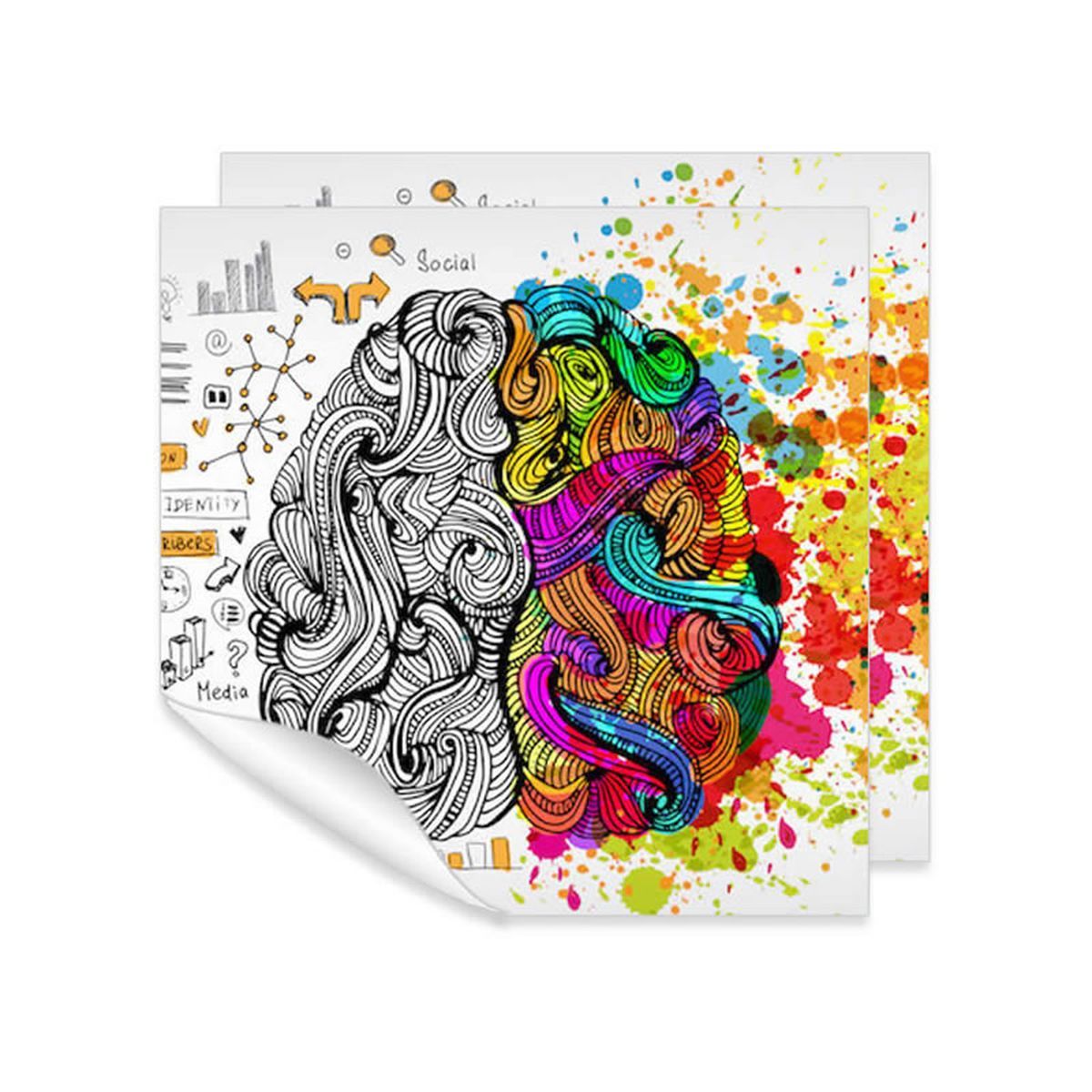 STICKER XL SQUARE - Pegatinas, 125x125 mm | GL1022B