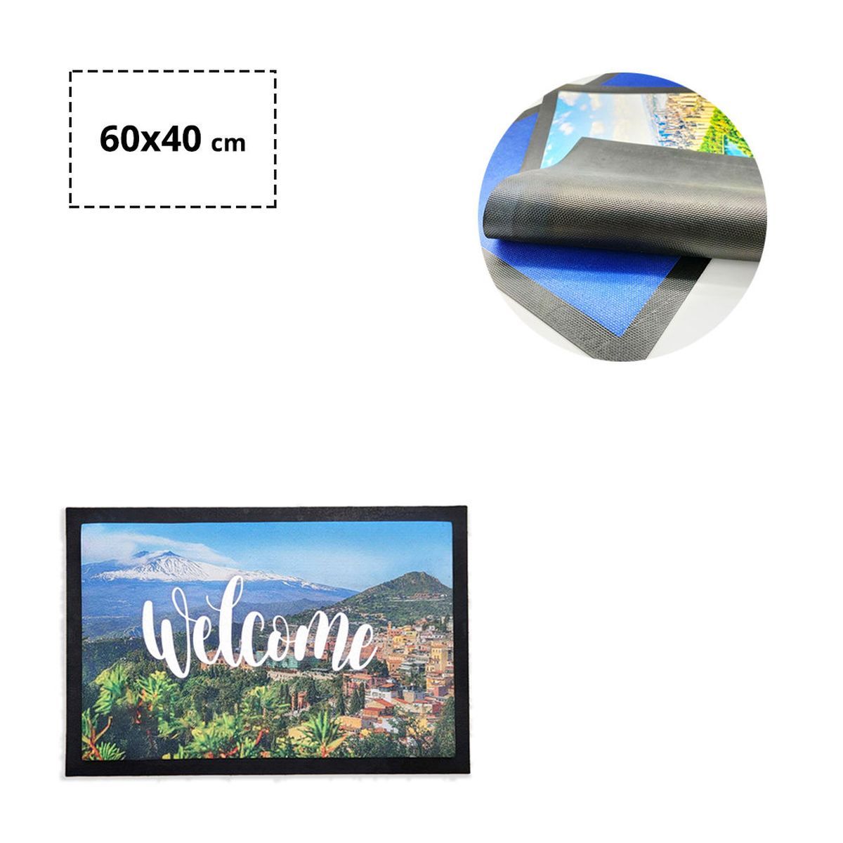 ROME - alfombra decorativa, 600x400 mm | GL300301A