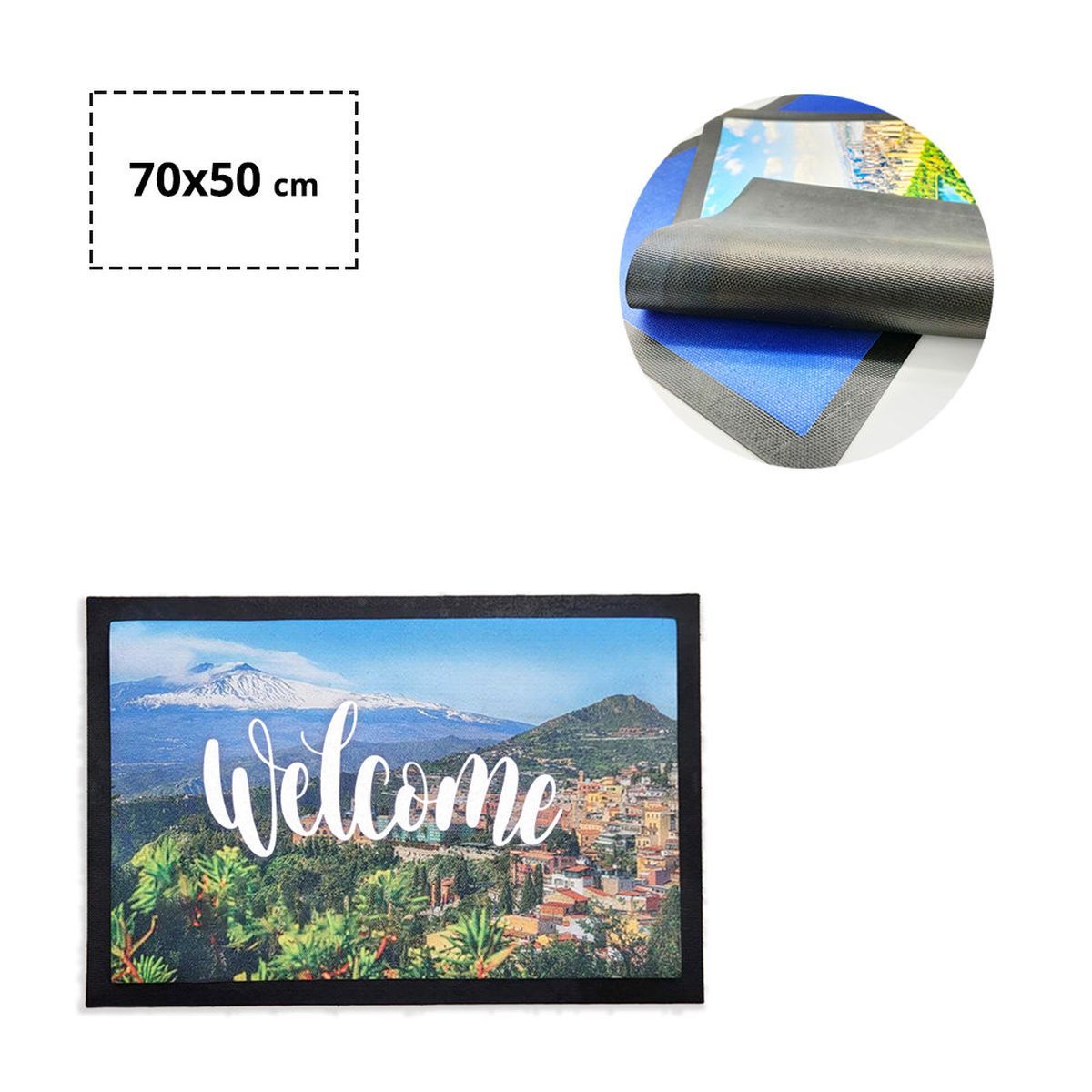 ROME - alfombra decorativa, 700x500 mm | GL300301B