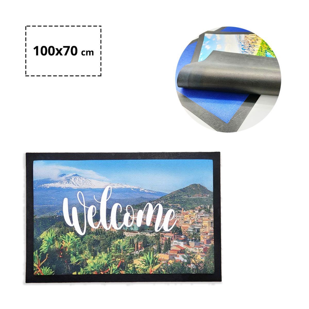 ROME - alfombra decorativa, 1000x700 mm | GL300301C