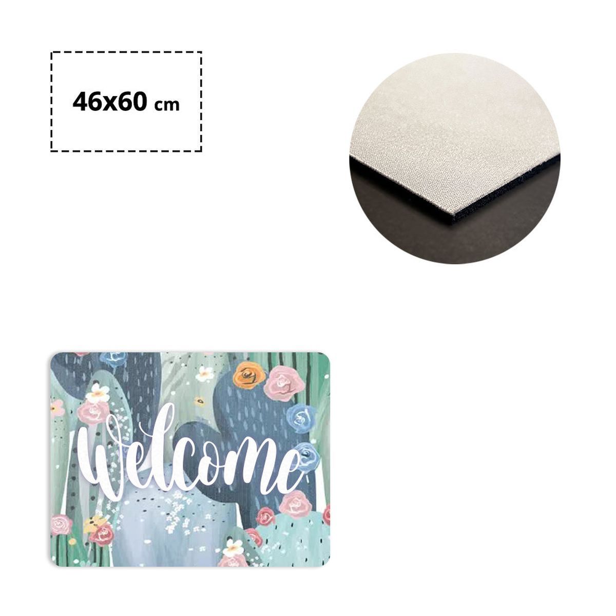 MILAN - alfombra antideslizante, 460x600 mm | GL300302B