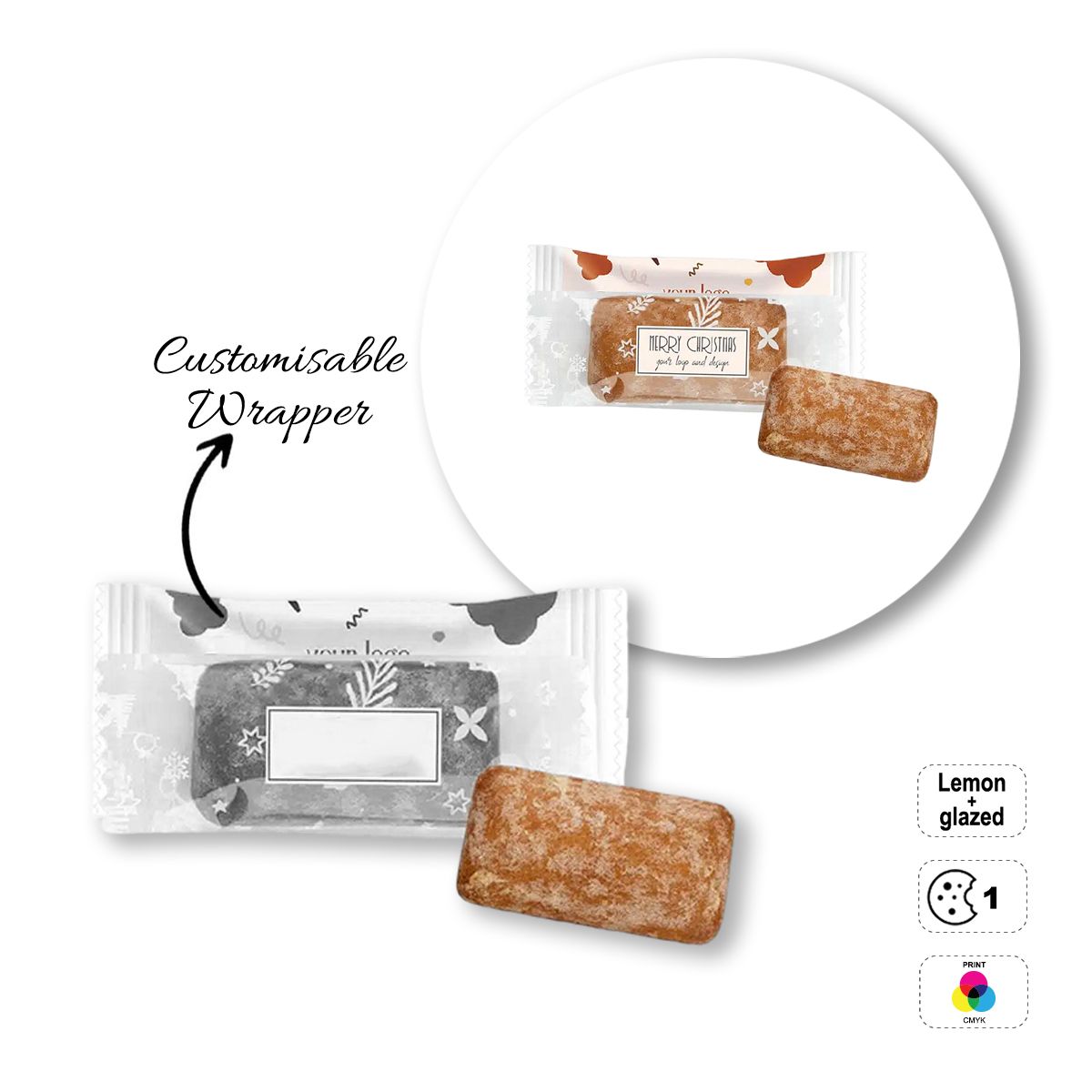 PREMIUM COOKIE - galleta blanda especiada, 92x37 mm | GL810703C
