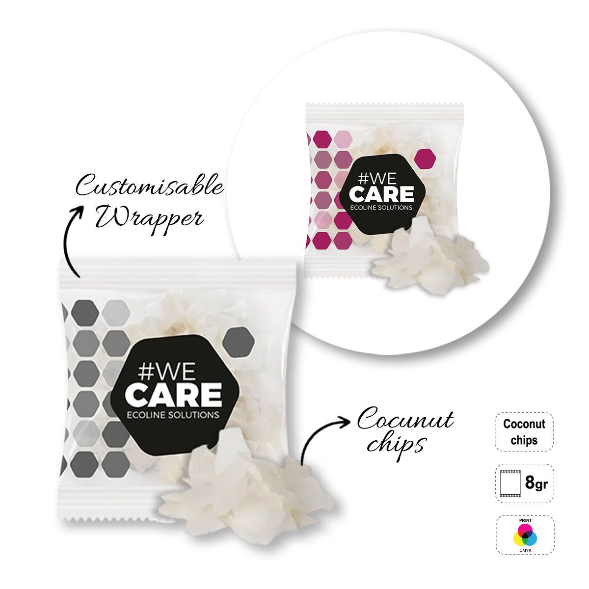 SWEET CHIPS - paquete de chips de fruta, 87x70 mm | GL810813A