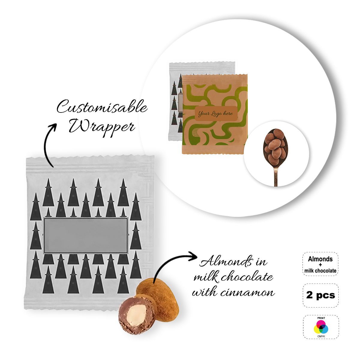 DRIED FRUIT BAG - lata de frutos secos, 60x70 mm | GL810831A