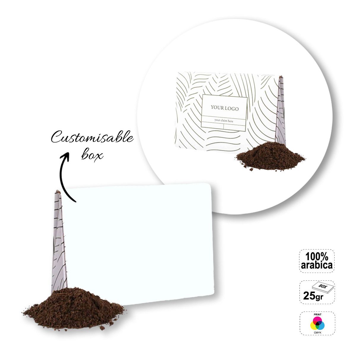 COOFFE BOX - paquete de café , 120x40x90 mm | GL811301A