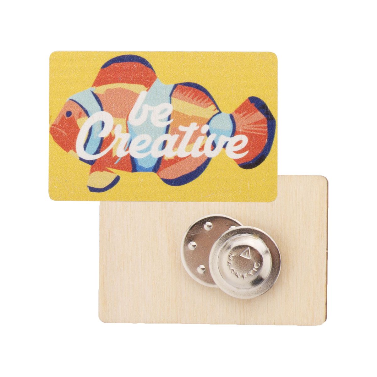 WOOBADGE - insignia magnética personalizada 35×53 mm | HG716583D