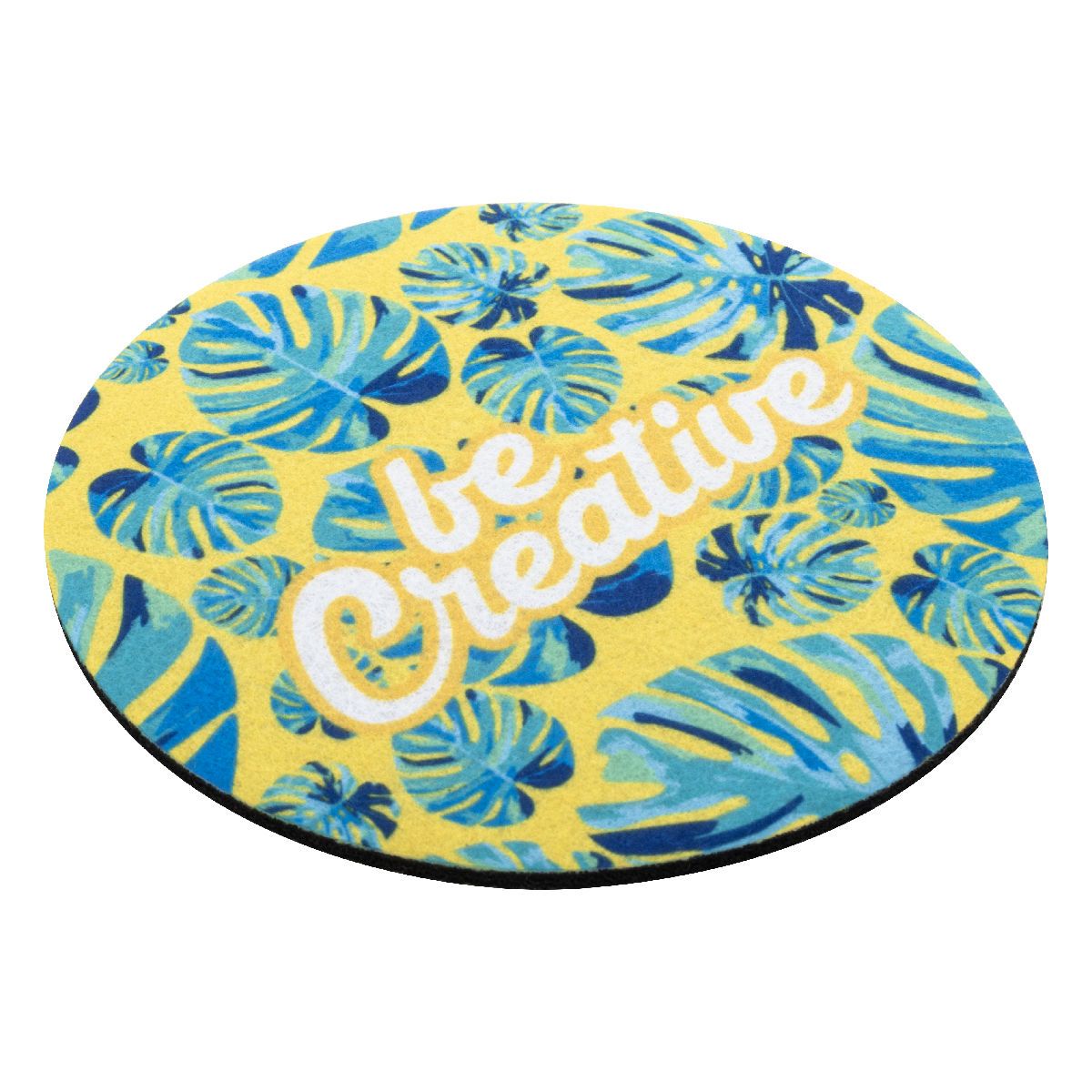 CREAFELT DRINK PLUS - Posavasos de fieltro RPET, círculo | HG716900A