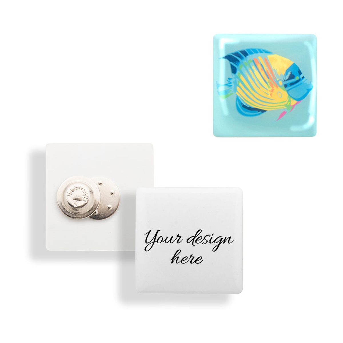 DOMEBADGE - insignia magnética 45×45 mm | HG718199B