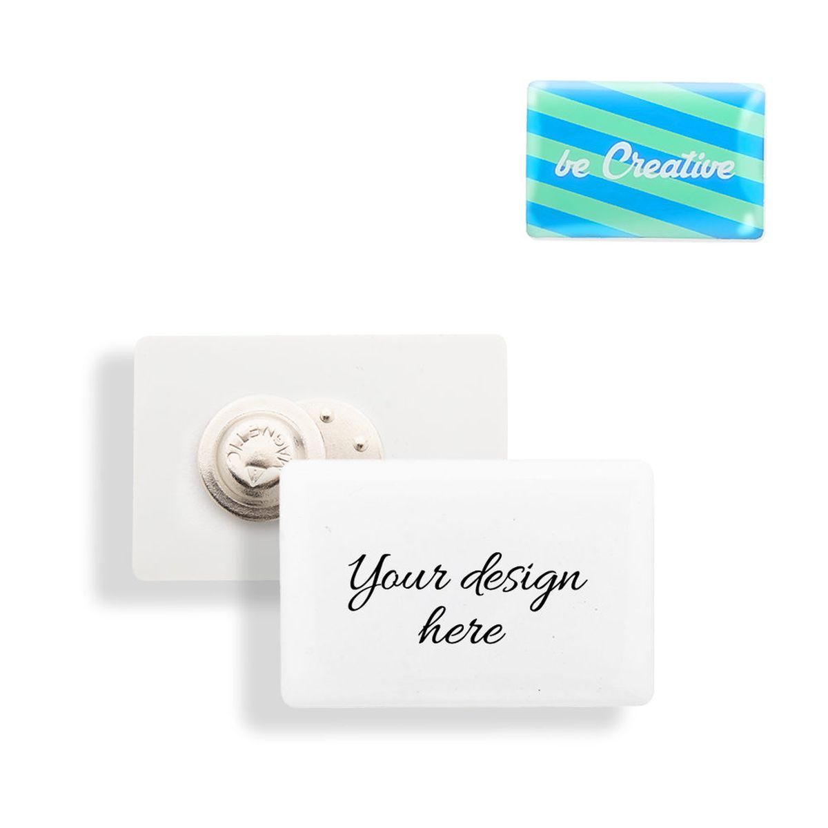 DOMEBADGE - insignia magnética 53×35 mm | HG718199C