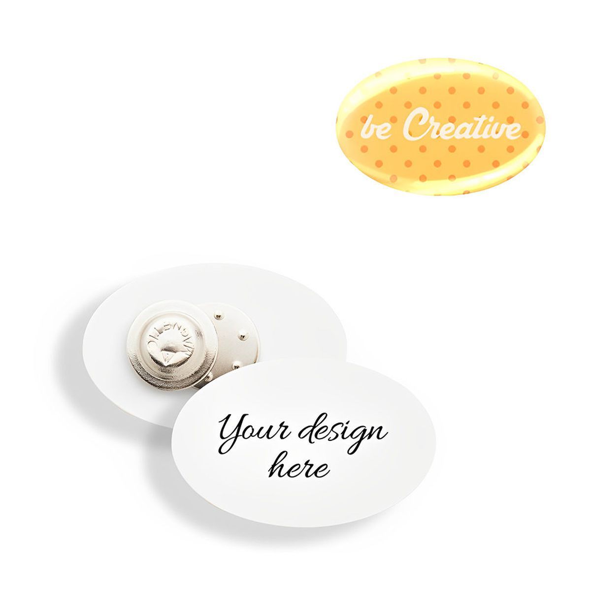 DOMEBADGE - insignia magnética 35×53 mm | HG718199D