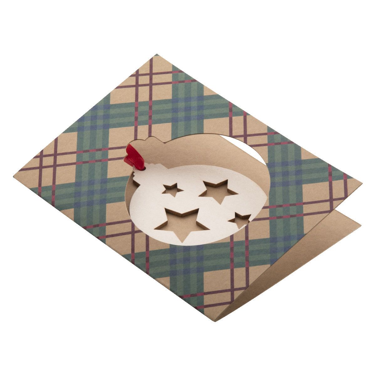 TREECARD ECO - Tarjeta de Navidad, bola | HG718645B