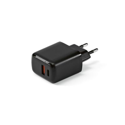 FRANKLIN - Cargador de rABS ; 20 W. USB-C y USB-A. Carga rápida.
