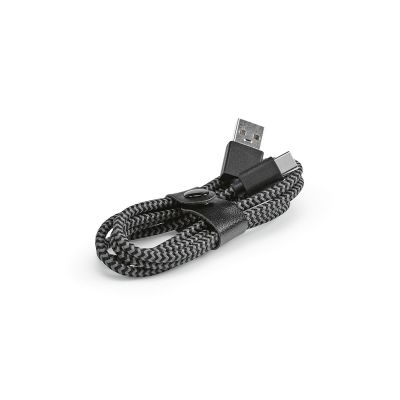 LEIBNIZ - Cable de rPET de 1 m. USB-C a USB-A. Carga rápida