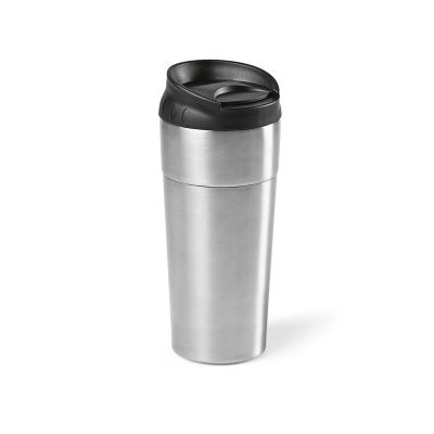 COLUMBIA - Vaso viaje ; rInox, 510 ml. Doble pared, tapa deslizante