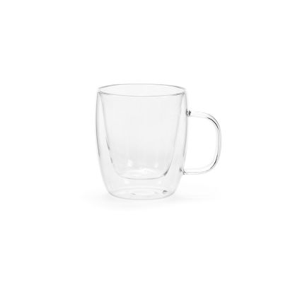 ELBE 220 - Taza de vidrio borosilicato. 250 ml