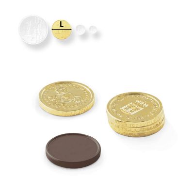 COIN GOLD L - Monedas chocolate