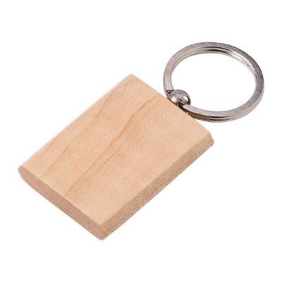 SHANIA - Llavero cuadrado de madera 