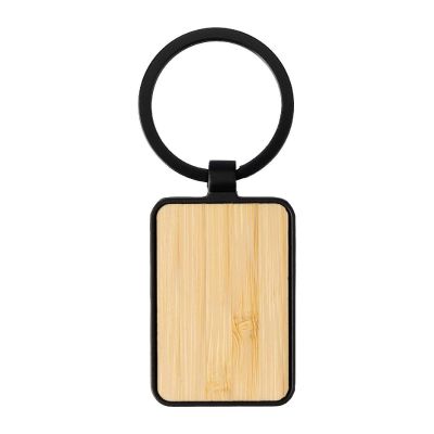 BRIGITTE - Llavero de metal y bambú