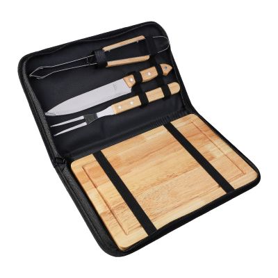 KATHLEEN - Set de bbq. de acero inox. 
