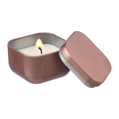 LAURIE - Tarro de metal con vela 