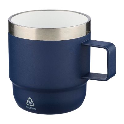 LILIA - Taza termo de acero inox. reciclado y cerámica