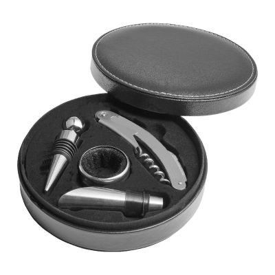 JEREMY - Set de vino de acero inox. 