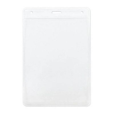 BADGE VM - Funda para tarjeta de identificación vertical en PVC