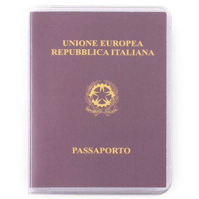 PASSPORT - Portadocumentos pasaporte en PVC transparente