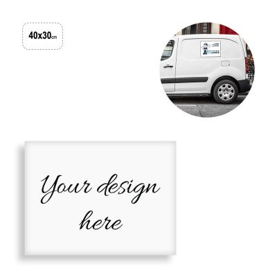 RECTANGEL SIGN - cartel rectangular imantado