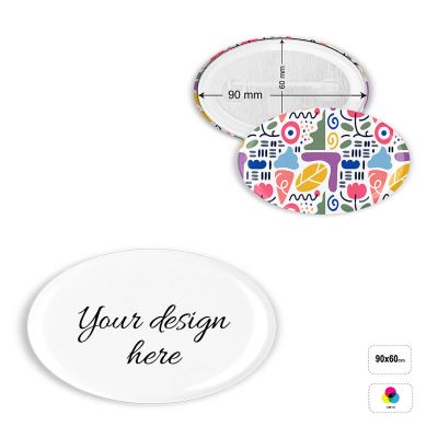 PIN OVAL 90 - pin oval