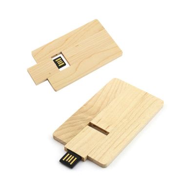 CARDWOOD - memoria usb con forma de tarjeta en madera