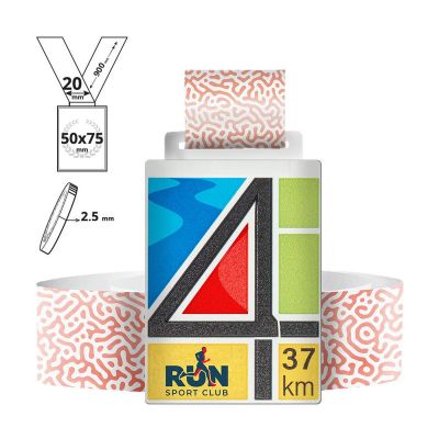 OSAKA - medalla de acero 2,5mm