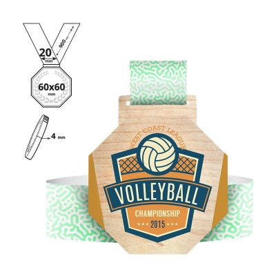 AOMORI - medalla de contrachapad 4mm