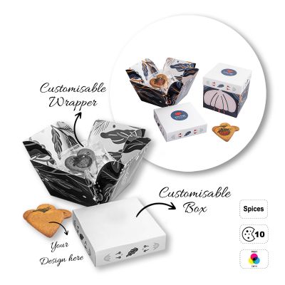 LOGO COOKIE - galletas con forma de corazón, personalizables