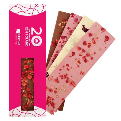 LONG MODERN BAND - tableta de chocolate con leche y cobertura