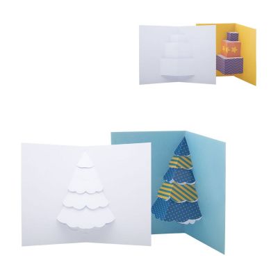 DIMENSIONS - Tarjeta de Navidad en 3D, caja de regalo