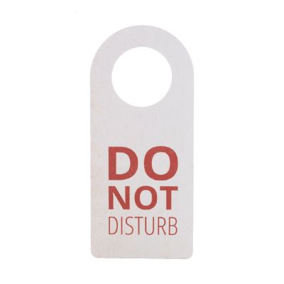 DISTURB WOOD - colgador de puerta personalizado