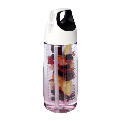 HYDROFRUIT -Bidón deportivo en plástico reciclado de 700 ml con tapa Flip e infusor 